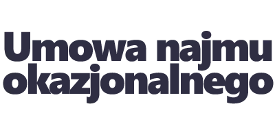 umowa najmu okazjonalnego logo